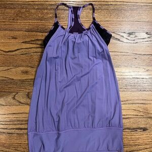 Purple Lululemon Tank with Built in Bra